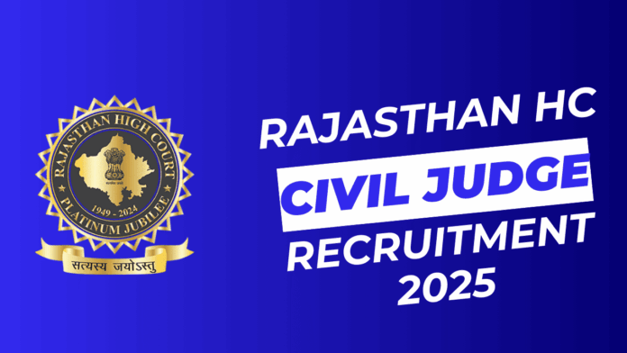 Rajasthan High Court Civil Judge Result 2025